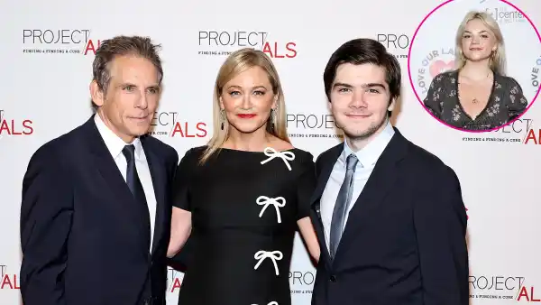 Ben Stiller and Christine Taylor Pose With Son to Celebrate Daughter Ella s Off Broadway Play