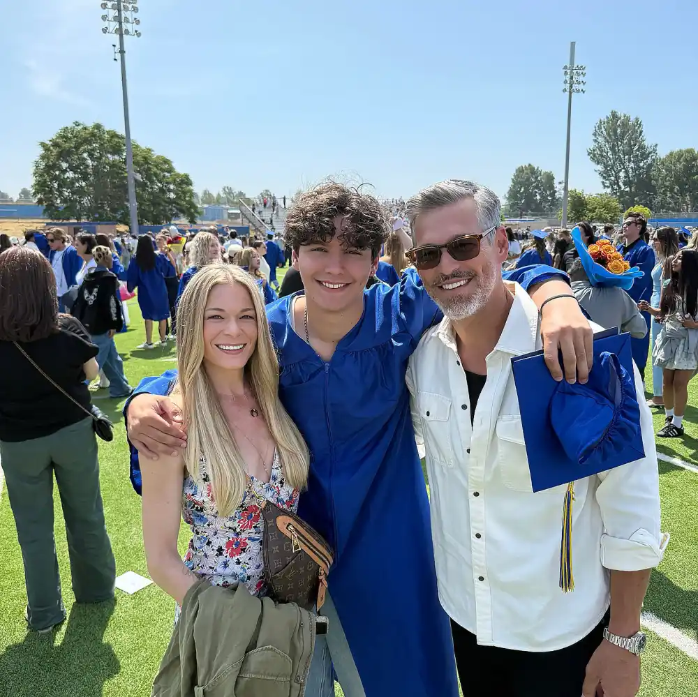 Brandi Glanville Joins Eddie Cibrian and LeAnn Rimes at Son Jake High School Graduation 2