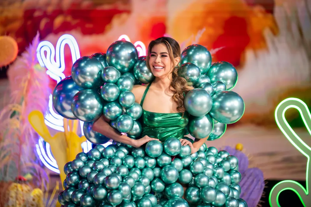 Ediris Joan en Miss Universe Latina.