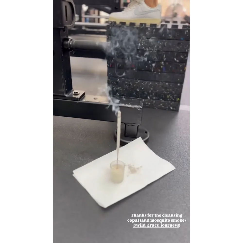 Danica Patrick Burns Incense at Gym Day After Aaron Rodgers Marriage News