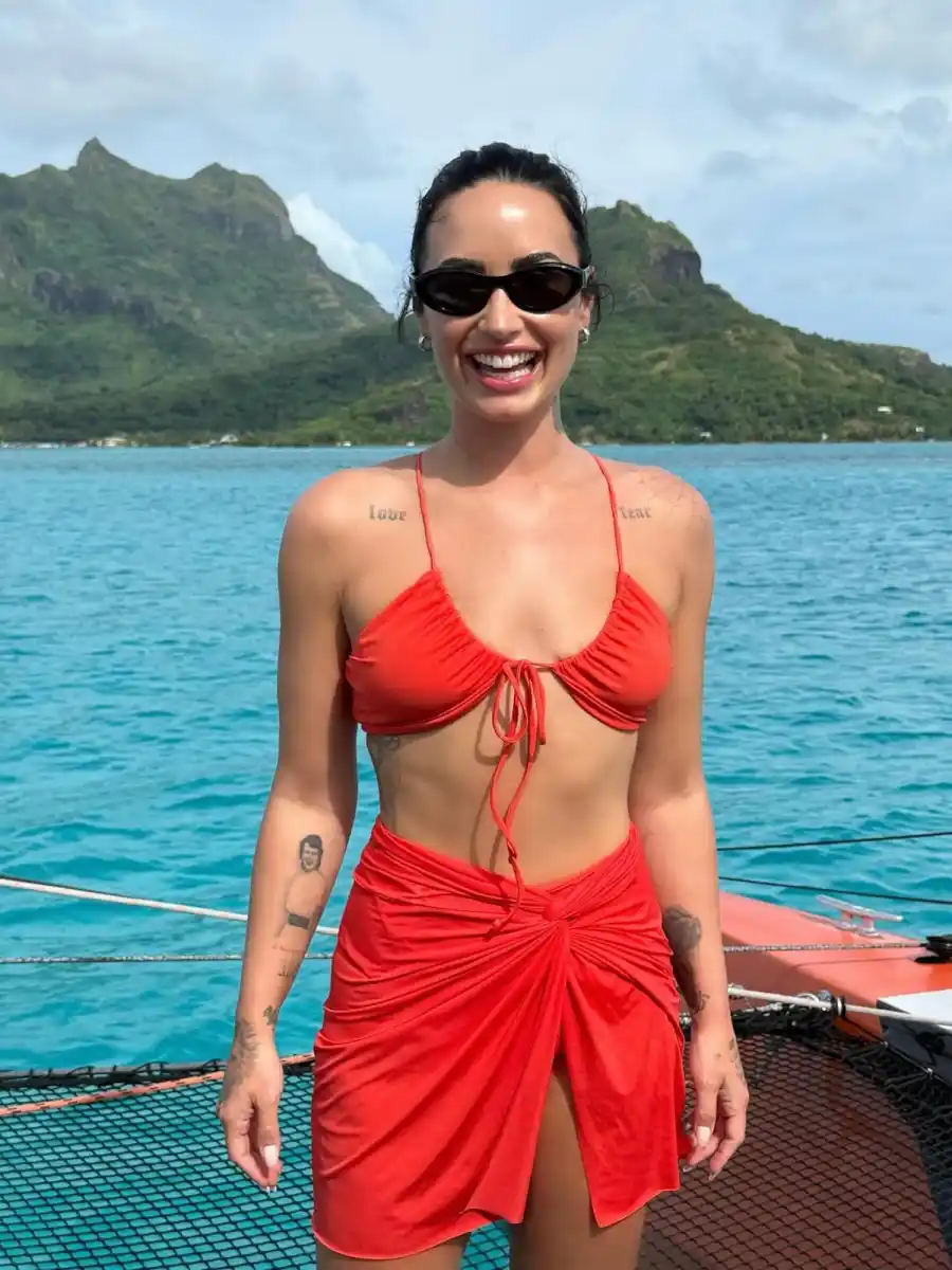 The Hottest Celeb Bikini Moments of 2025: Demi Lovato, Kenzie Ziegler, More