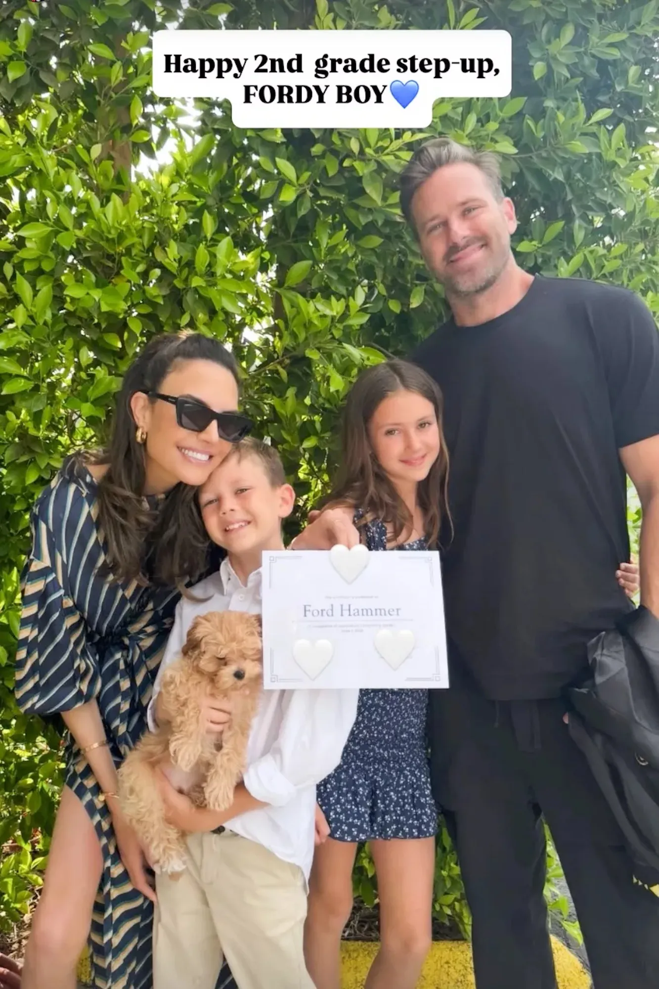 Elizabeth-Chambers-Shares-Rare-Photo-With-Ex-Armie-Hammer-and-Their-2-Kids