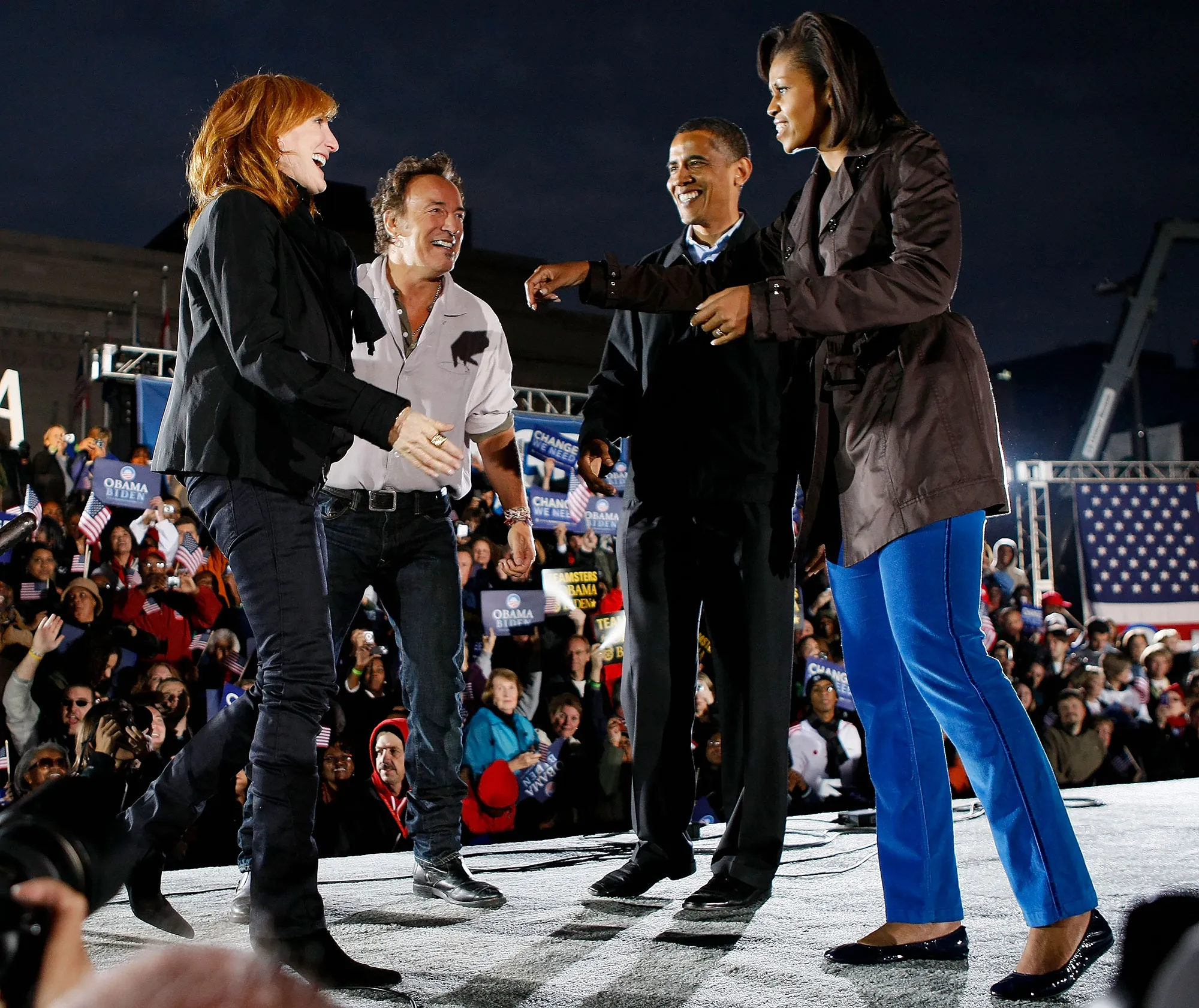 Feature Michelle Obama Says Bruce Springsteen and Patti Scialfa Have Been Her and Barack Obama Couple Mentors