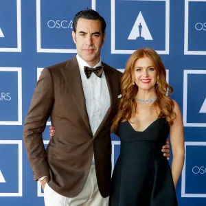 GettyImages-1314437276 Isla Fisher and Sacha Baron Cohen Finalize Divorce After Split