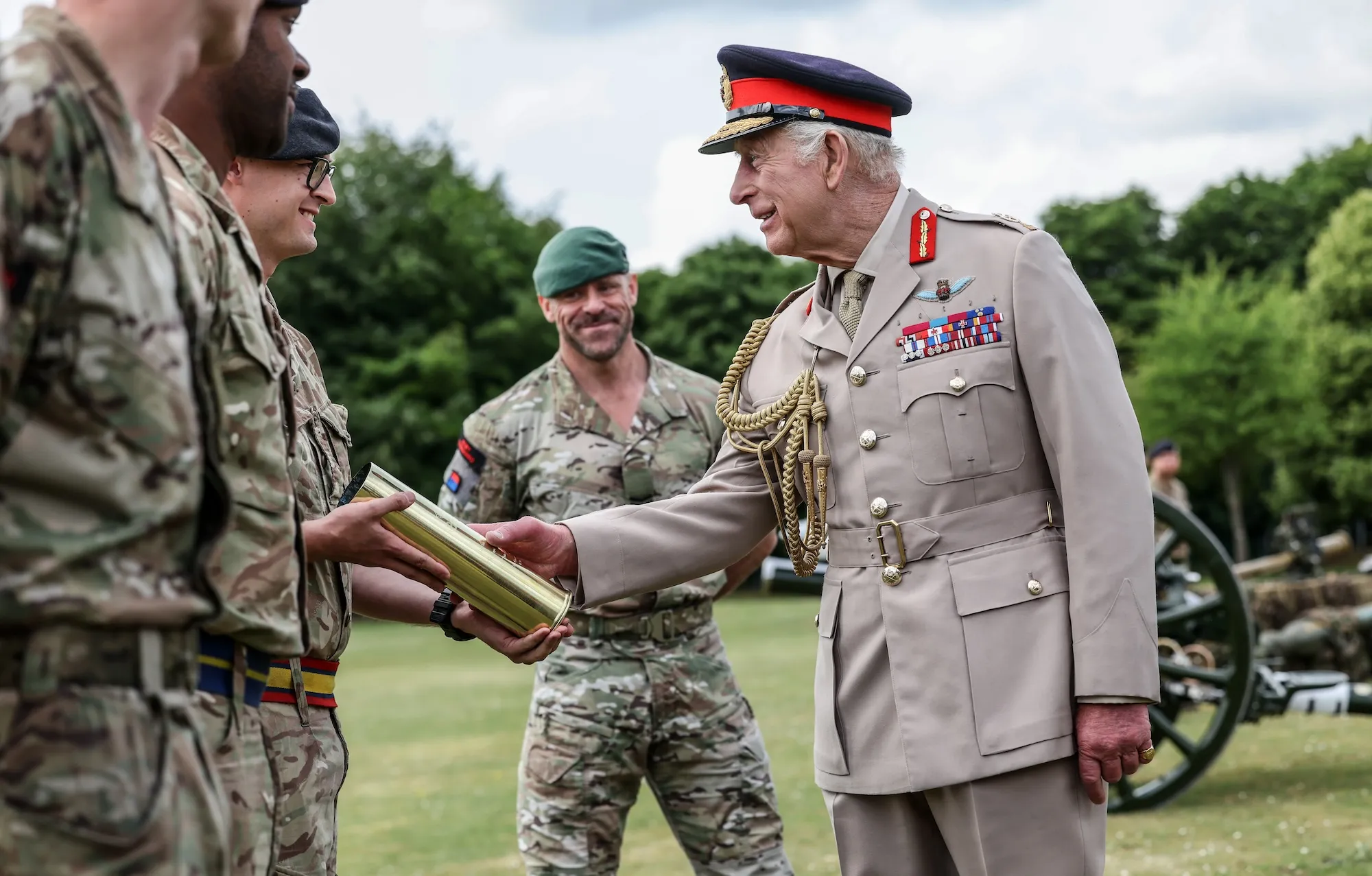 King Charles III Green Beret Man