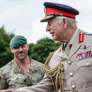 King Charles III Green Beret Man