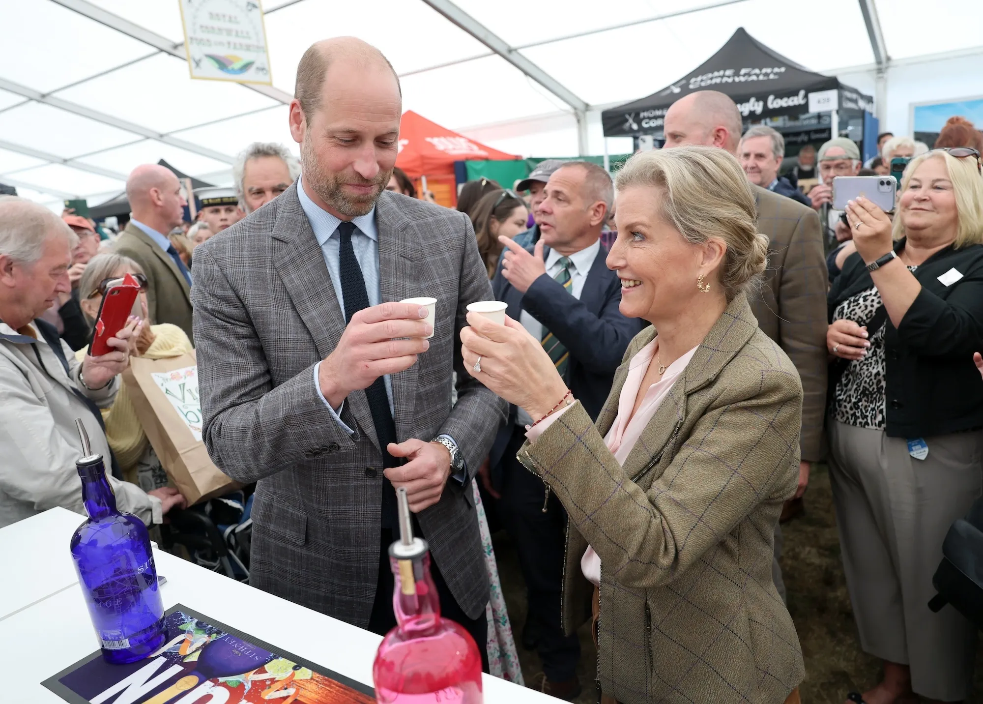 Prince William Taking a Shot