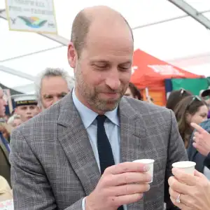 Prince William Taking a Shot