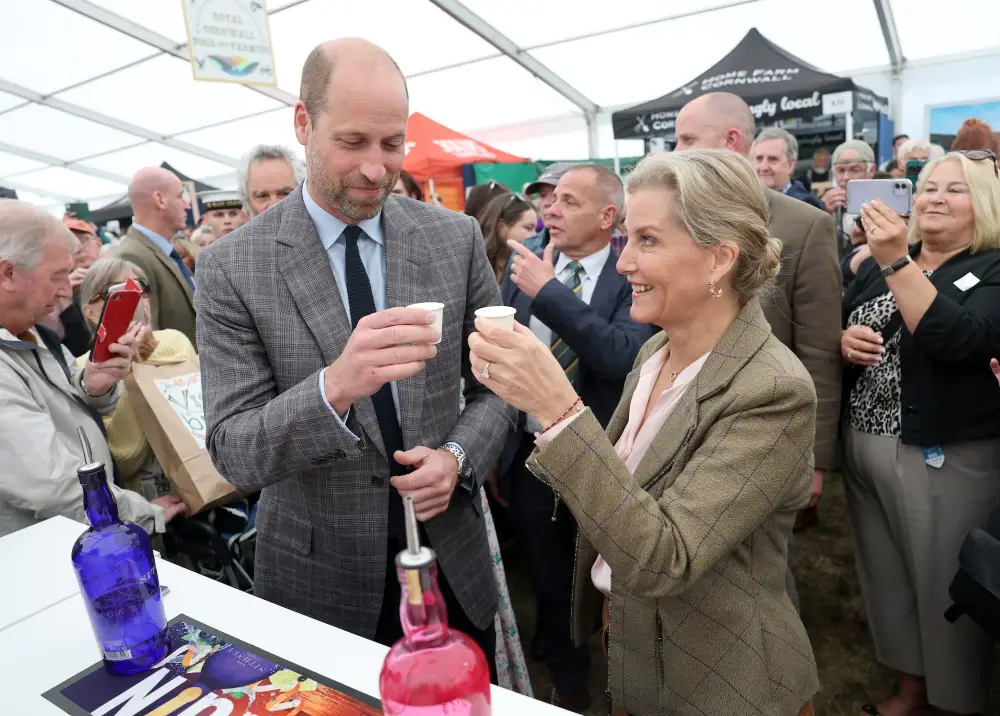 Prince William Taking a Shot