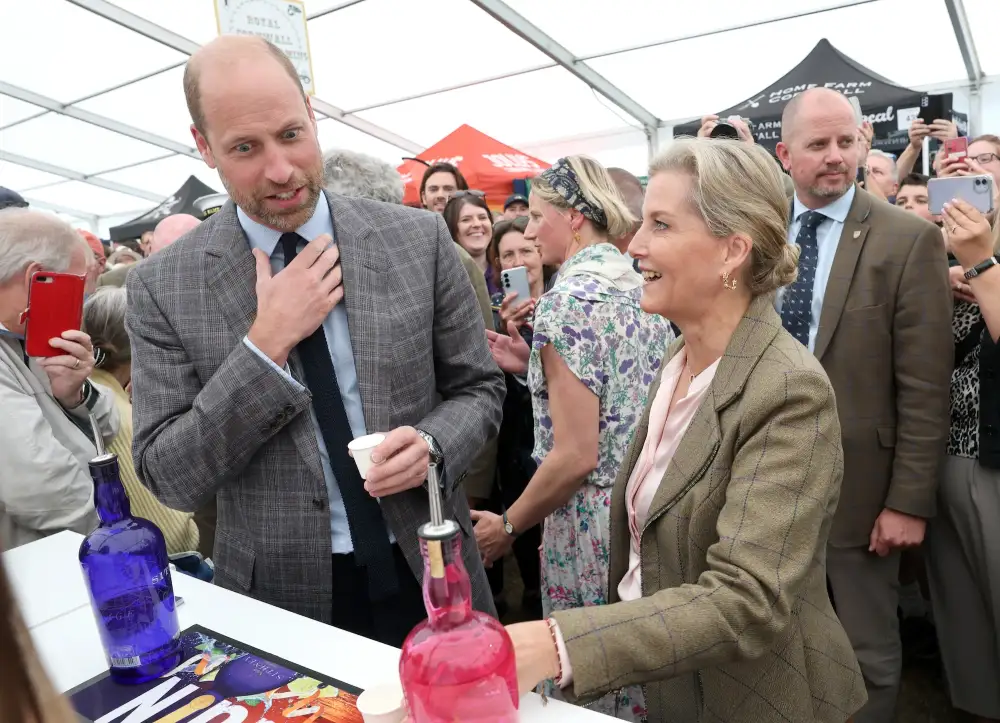 Prince William Taking a Shot