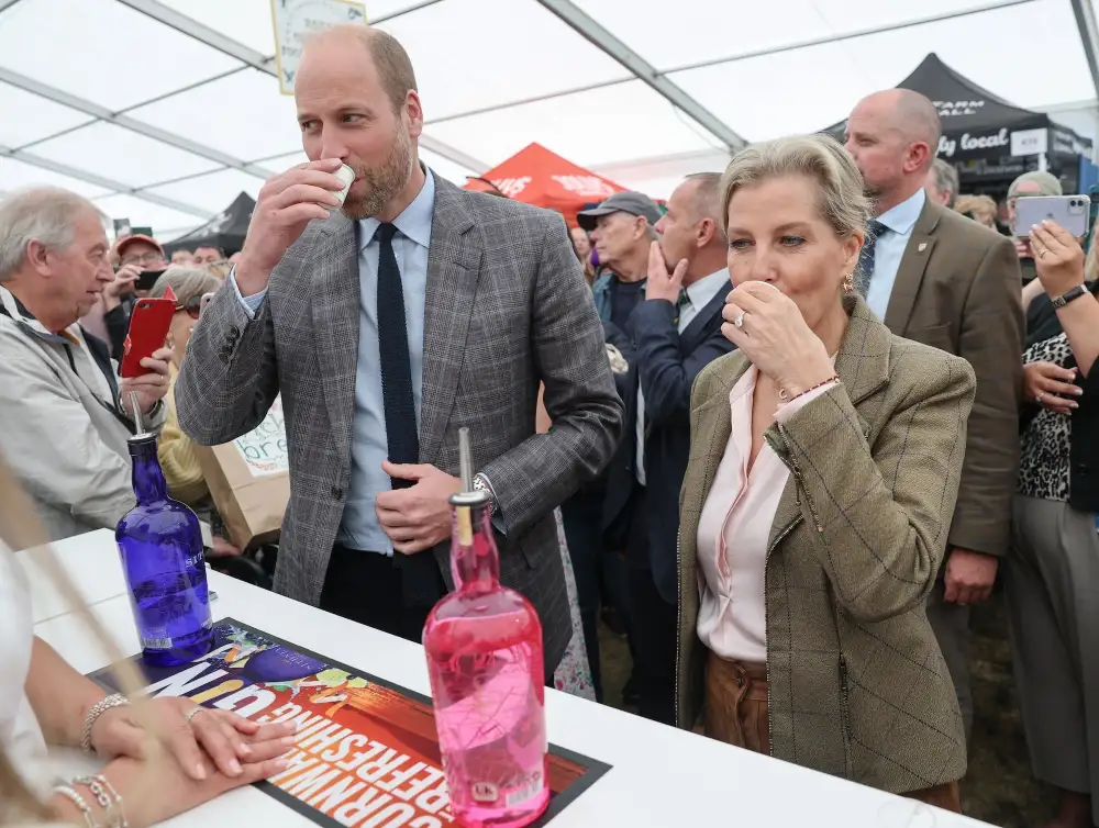 Prince William Taking a Shot