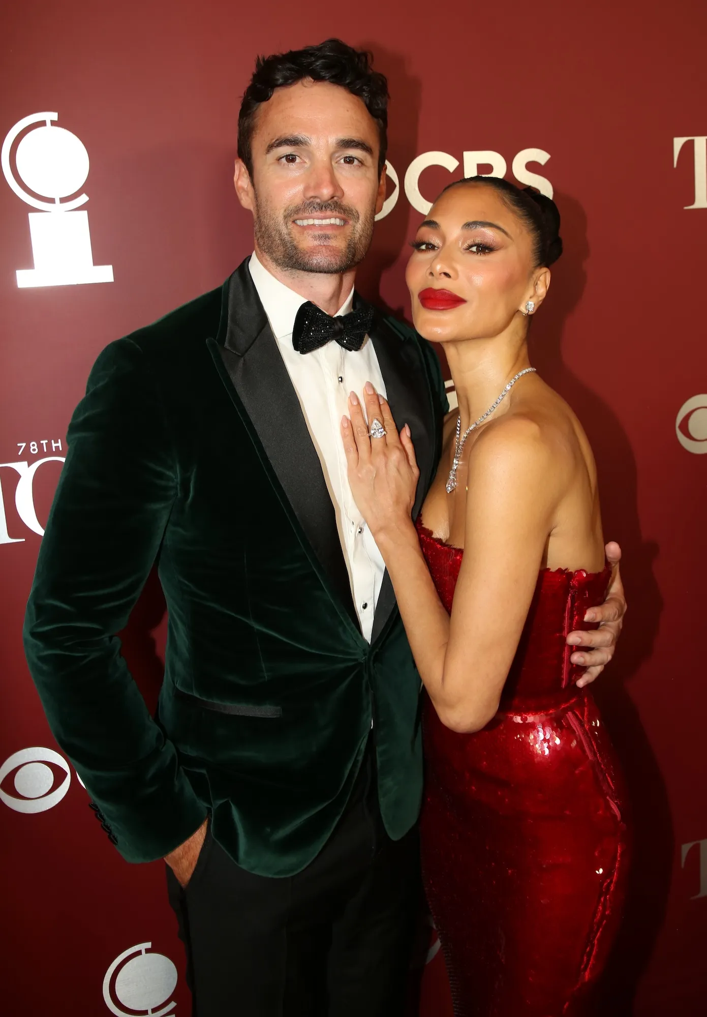 Nicole Scherzinger's Fiance Thom Evans Supports Her at 2025 Tony Awards