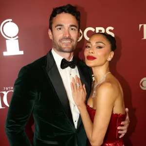 Nicole Scherzinger's Fiance Thom Evans Supports Her at 2025 Tony Awards