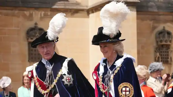 The Order Of The Garter Service At Windsor Castle