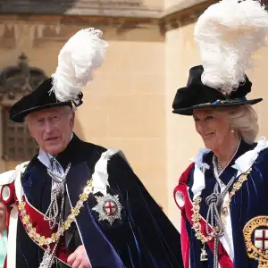 The Order Of The Garter Service At Windsor Castle