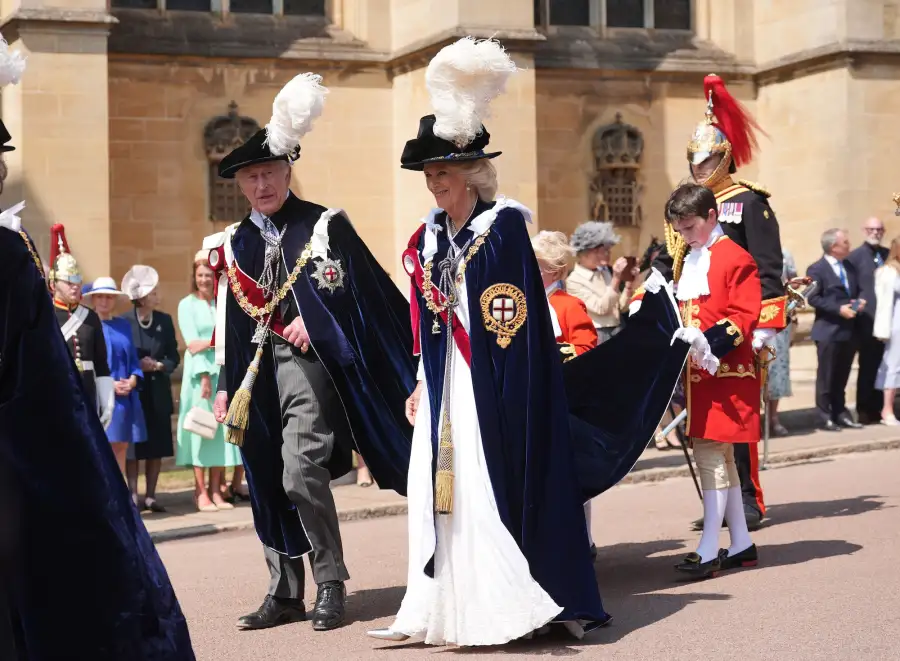 The Order Of The Garter Service At Windsor Castle