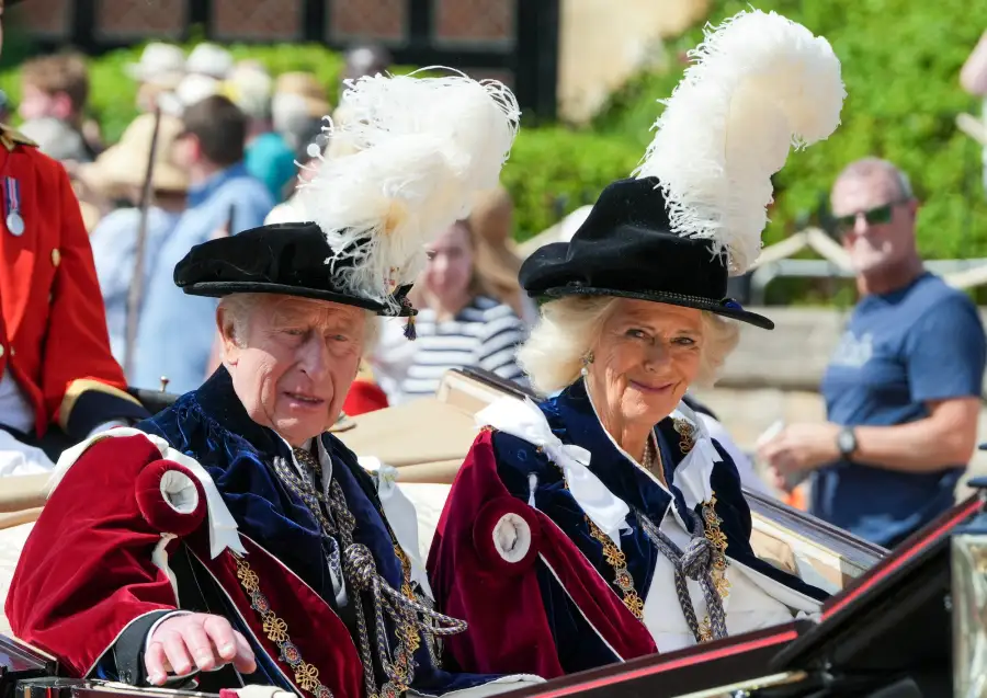 The Order Of The Garter Service At Windsor Castle