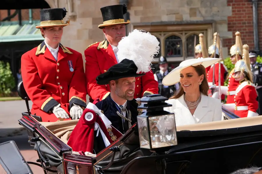 The Order Of The Garter Service At Windsor Castle