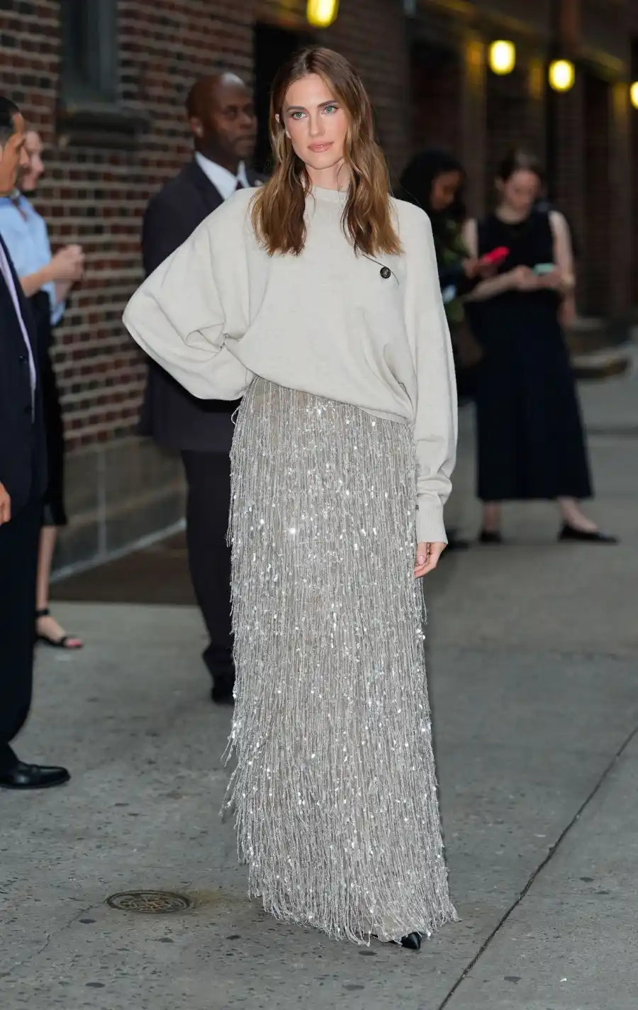 The Best Dressed Celebrities This Month: Allison Williams’ Sequin Skirt, More