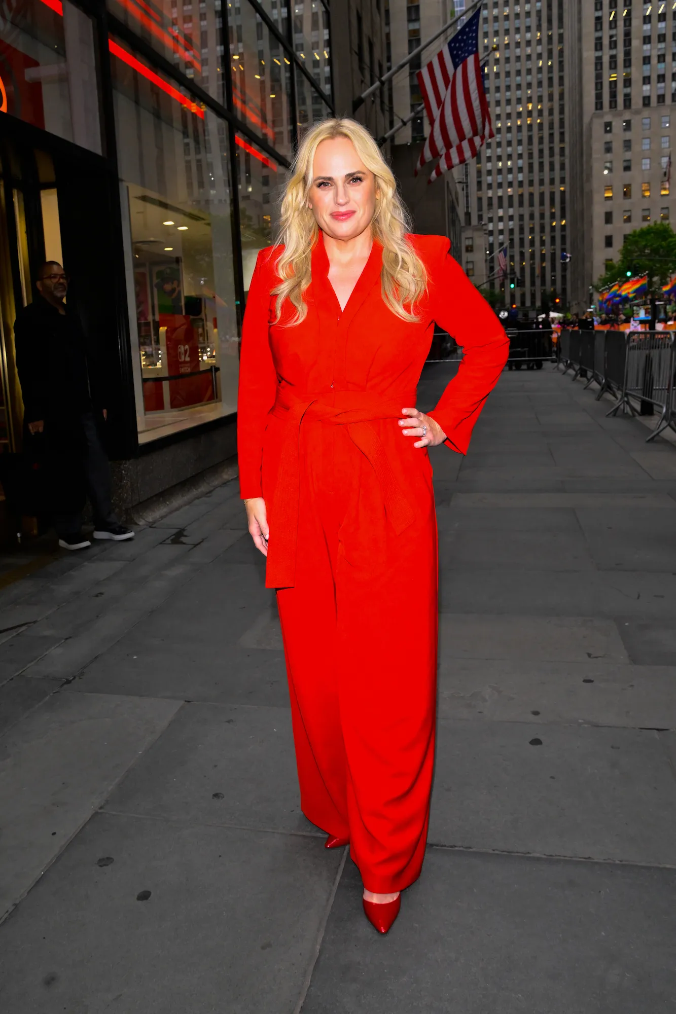 GettyImages 2220403857 Rebel Wilson Nose Injury on Bride Hard Set