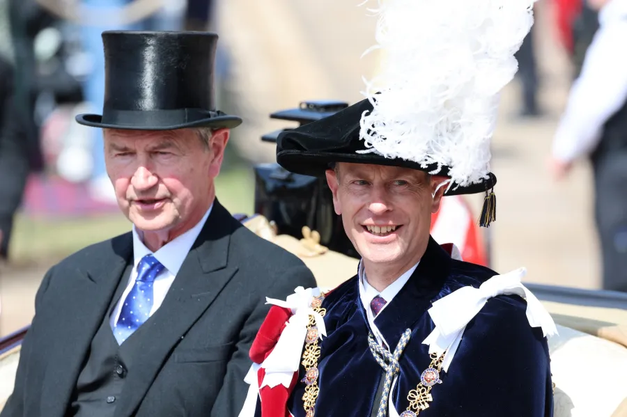 The Order Of The Garter Service At Windsor Castle