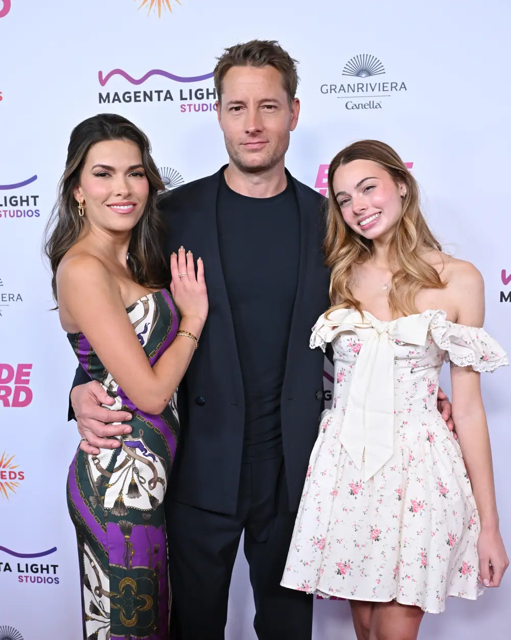Justin Hartley and Sofia Pernas Step Out With His Daughter on Red Carpet