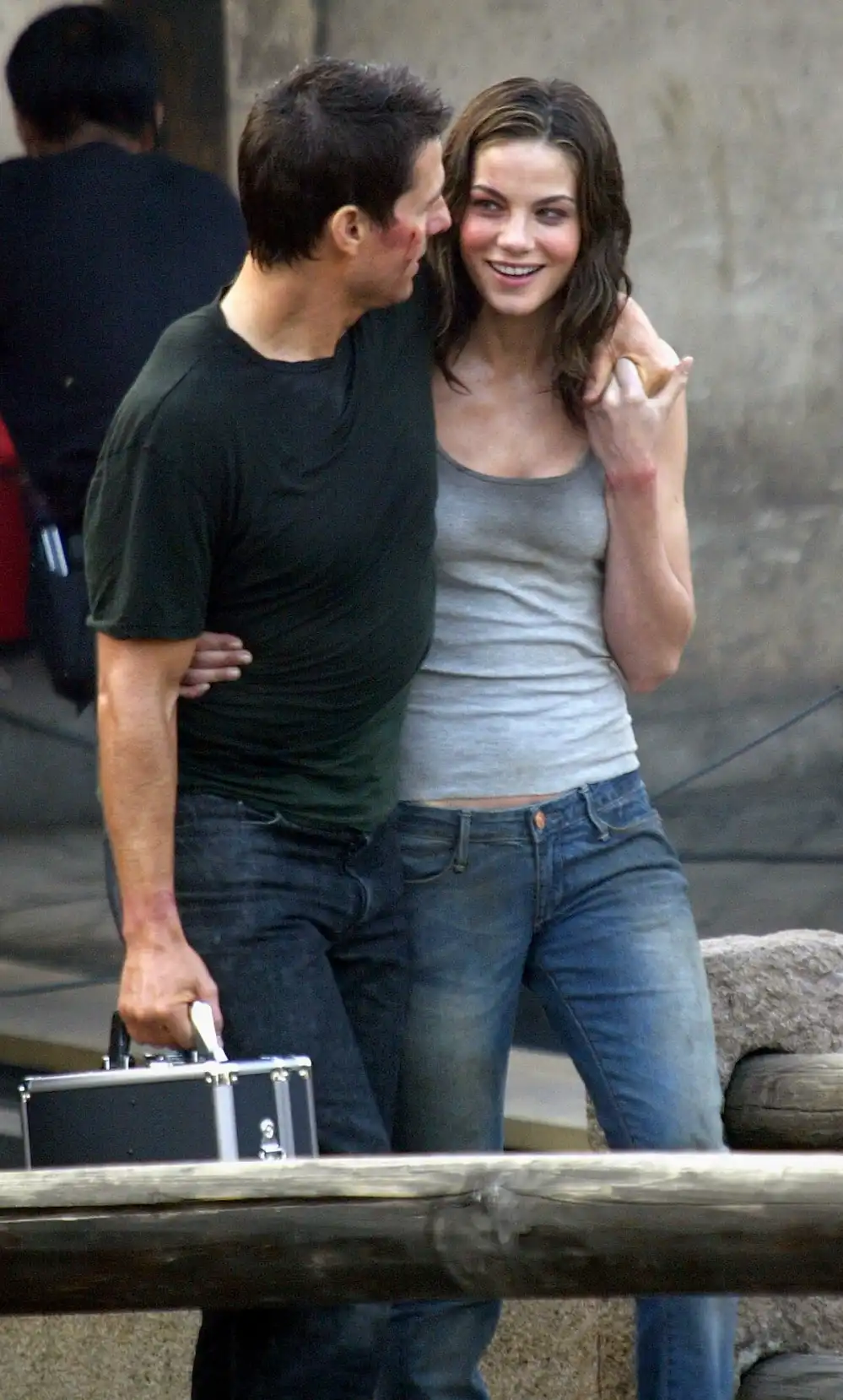 GettyImages-56272472 Michelle Monaghan Recalls Husband's Reaction to Tom Cruise Kiss