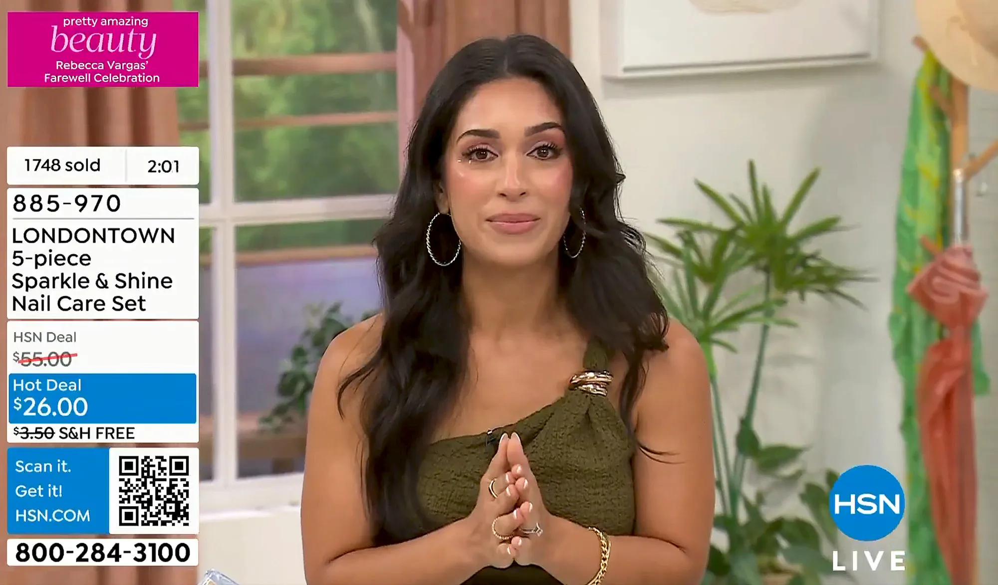 HSN Host Rebecca Vargas Tears Up in Network s Final Florida Show Before Studio Move
