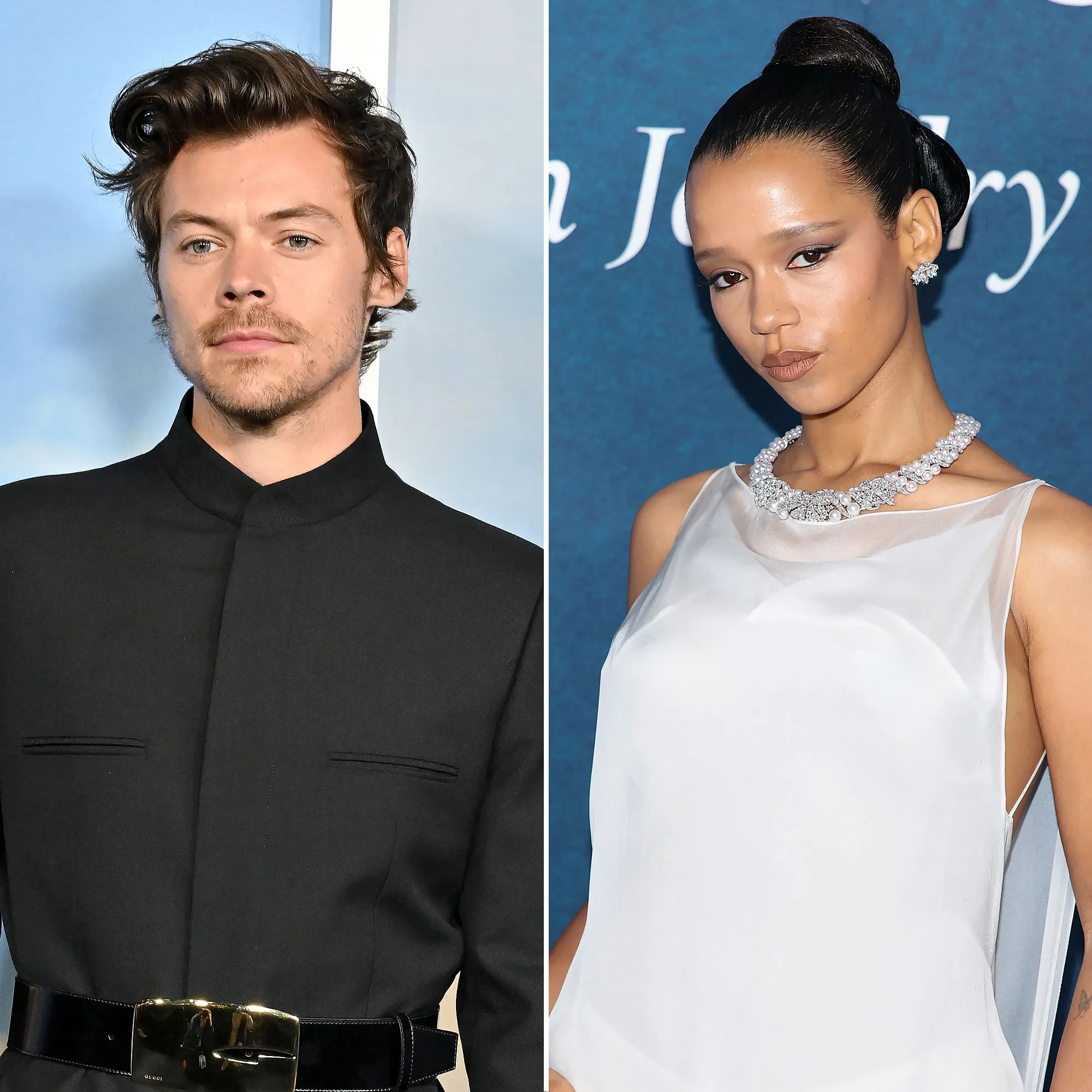 Harry Styles Spotted Kissing Mystery Woman at Glastonbury Festival After Taylor Russell Split