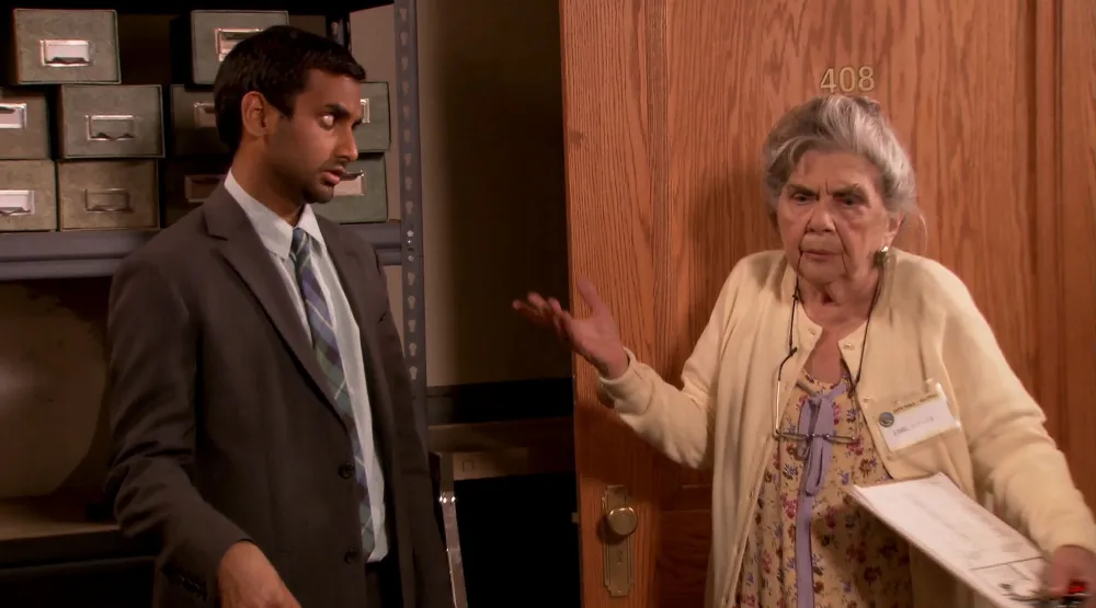 Helen Slayton Hughes Parks and Recreation Tragedies Through the Years Screengrabs Credit Peacock