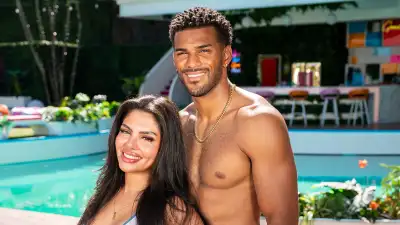 Huda Mustafa and Jeremiah Brown Love Island USA Season 7