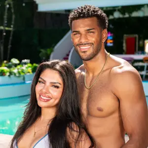 Huda Mustafa and Jeremiah Brown Love Island USA Season 7