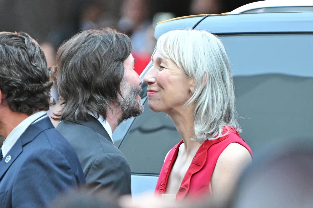 Keanu Reeves and Girlfriend Alexandra Grant Share Sweet PDA Moments at Ballerina Movie Premiere GettyImages 2217892742