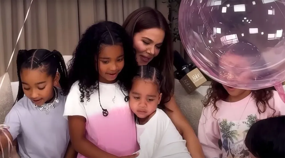 Khloe Kardashian Gets The Best Birthday Surprise When 5 Kardashian Kids Crash Her Podcast