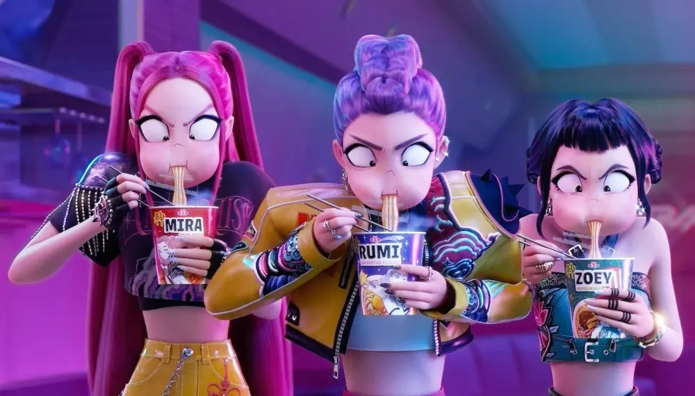 The cast of KPop Demon Hunters