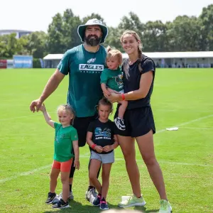 Kylie-Kelce-Is-Just-Like-Us-When-It-Comes-To-Putting-Her-Kids-in-Summer-Camp-featured