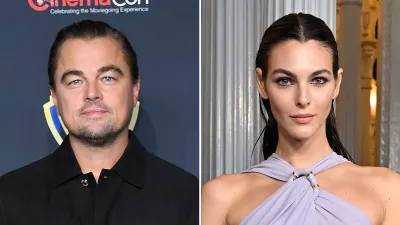 Leonardo DiCaprio and Girlfriend Vittoria Spotted Ahead of Bezos Wedding