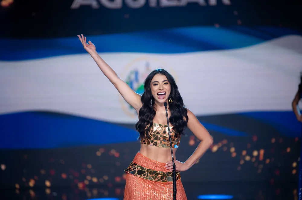 Andrea Aguilar en Miss Universe Latina.