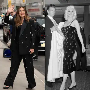 Mariska Hargitay Says Her Late Show Outfit Is a Homage to Her Late Mom