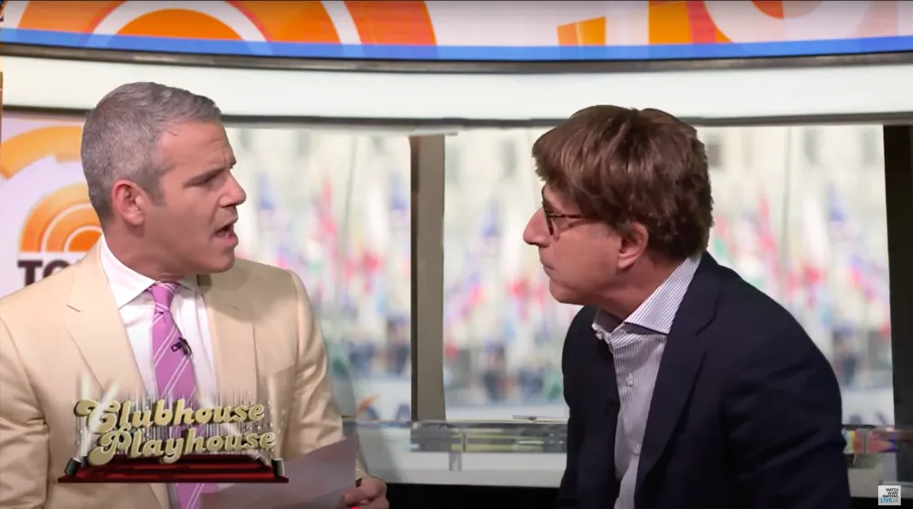 Matt Lauer With Andy Cohen Take Us Back