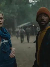 Chloë Grace Moretz and Algee Smith in Mother/Android