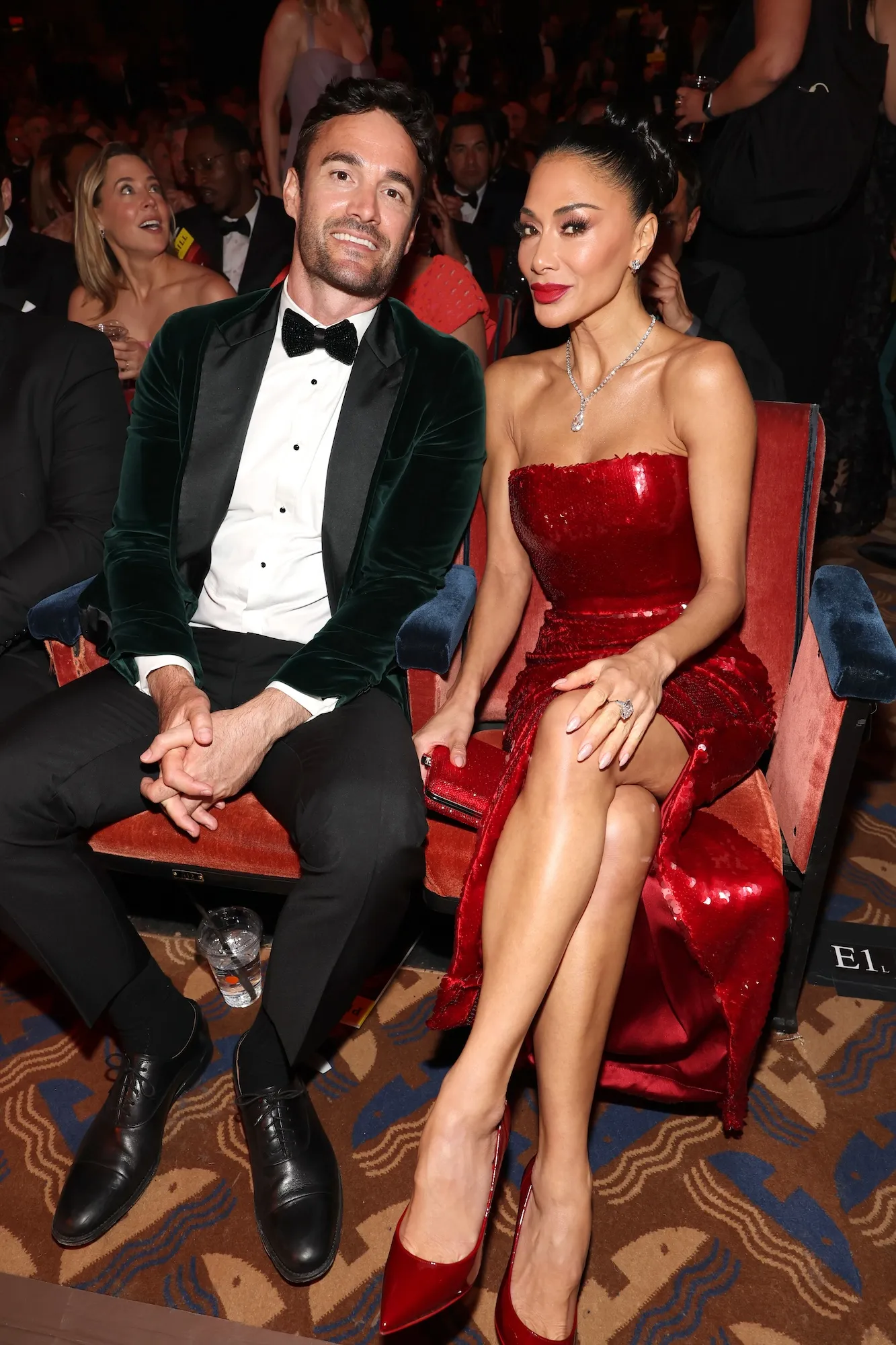 Nicole Scherzinger Shouts Out Thom Evans in Tonys Speech