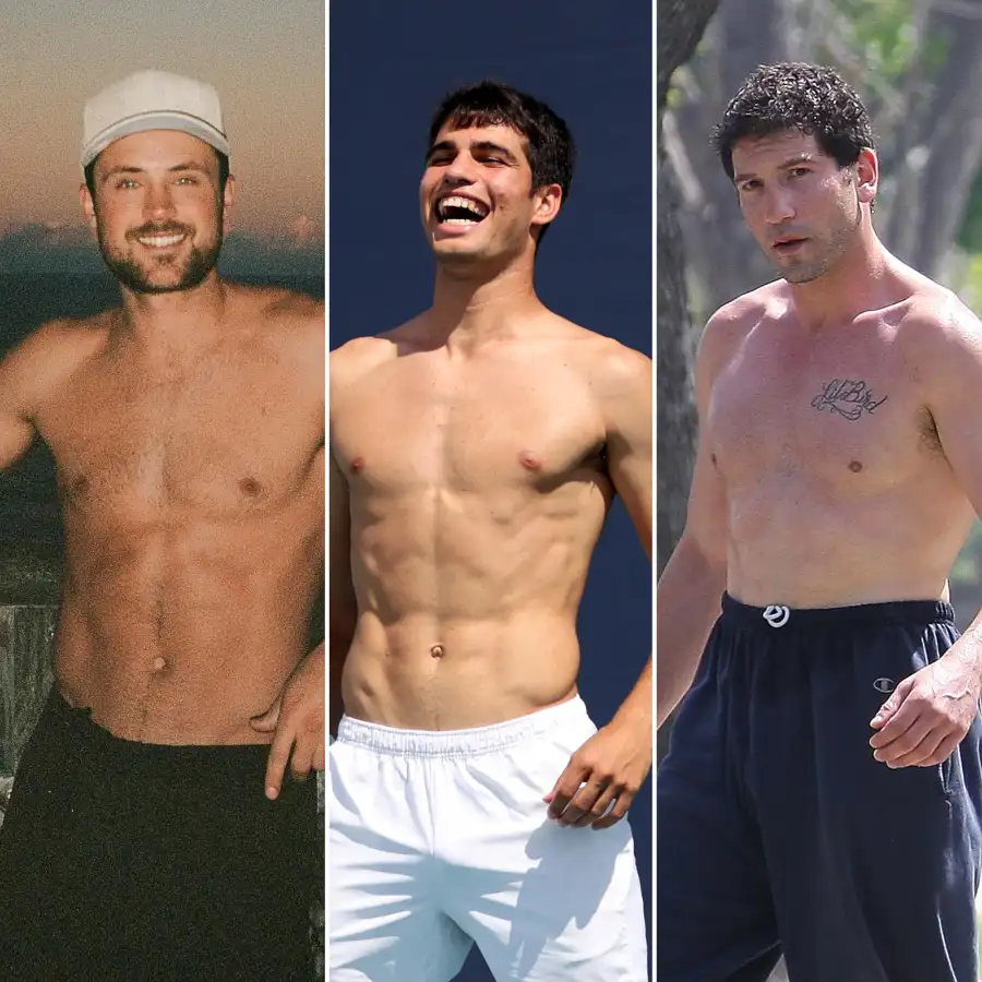People We Googled Shirtless This Week The Hottest Rising Stars in Film TV and Beyond 1476244881 456877076 Dylan Efron, Carlos Alcaraz, and Jon Bernthal