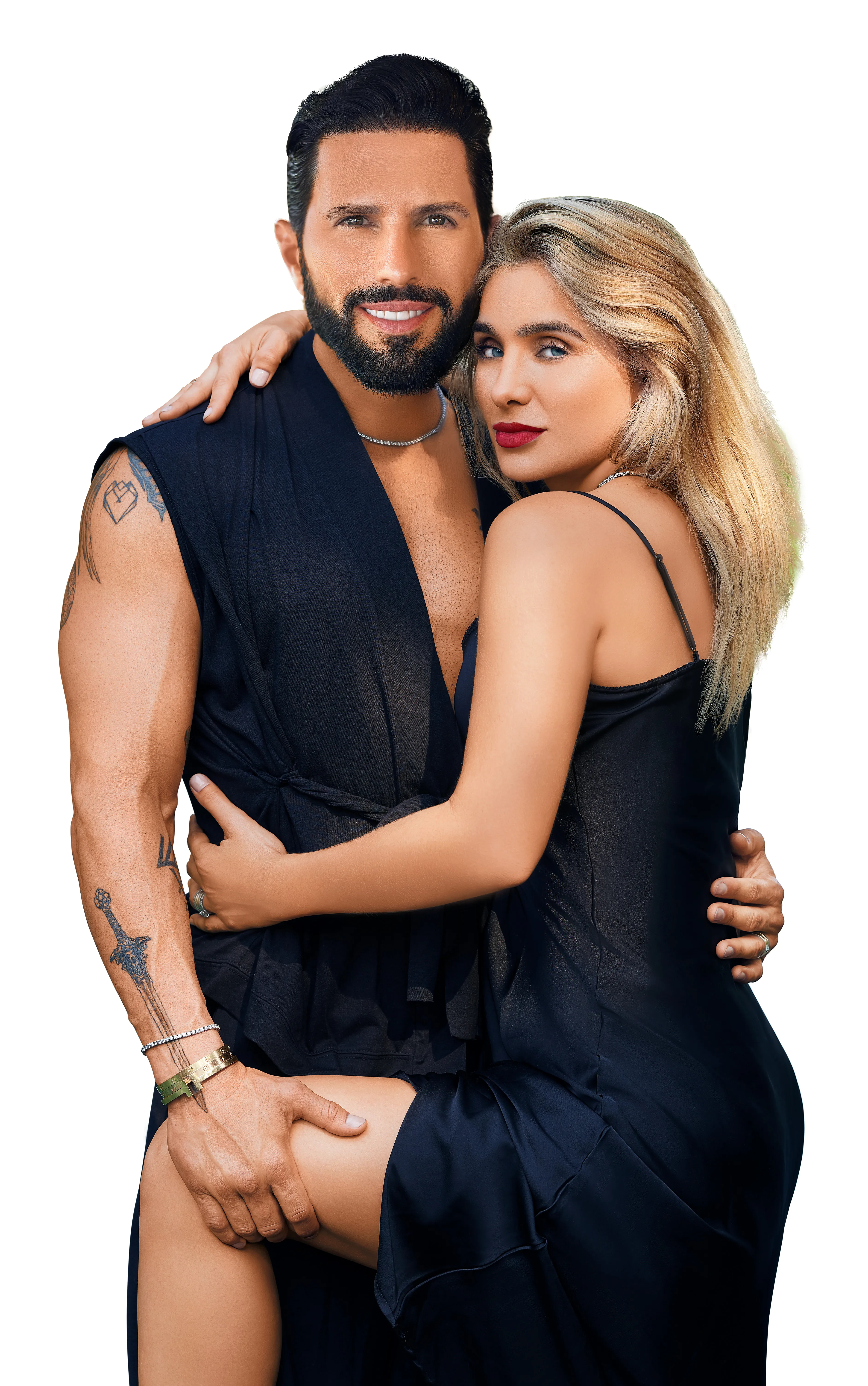 Poncho de Nigris y Marcela Mistral de 'Secretos de Parejas'.