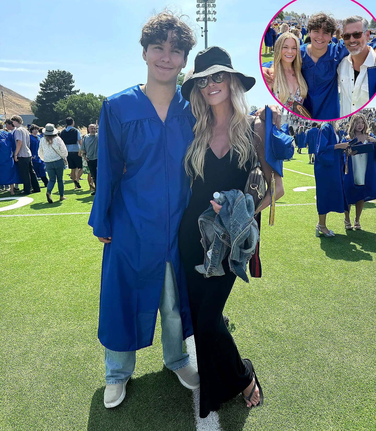 Promo Brandi Glanville Joins Eddie Cibrian and LeAnn Rimes at Son Jake High School Graduation