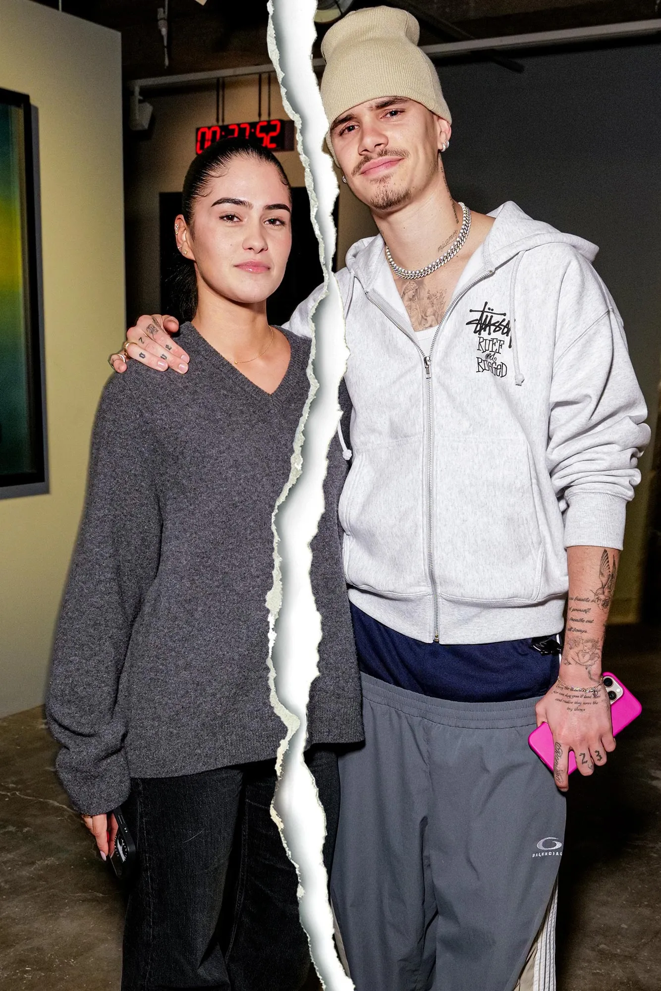 Romeo Beckham and Kim Turnbull Split After 7 Months Amid Beckham Family Drama GettyImages 2206567352