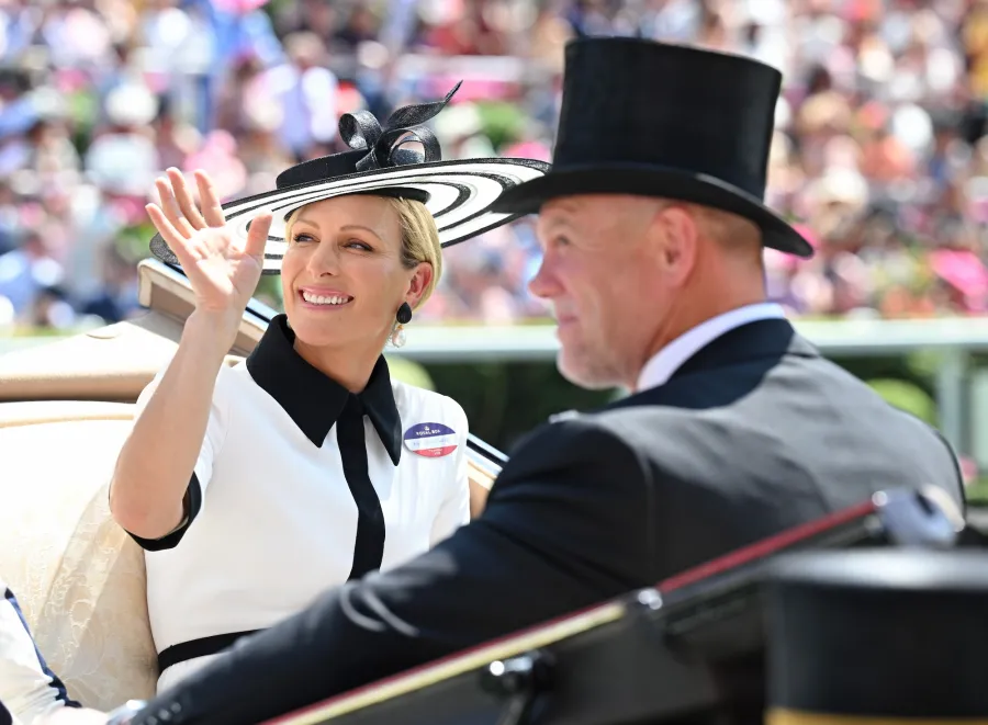 Royal Ascot Day 3 Zara Tindall and Mike Tindall