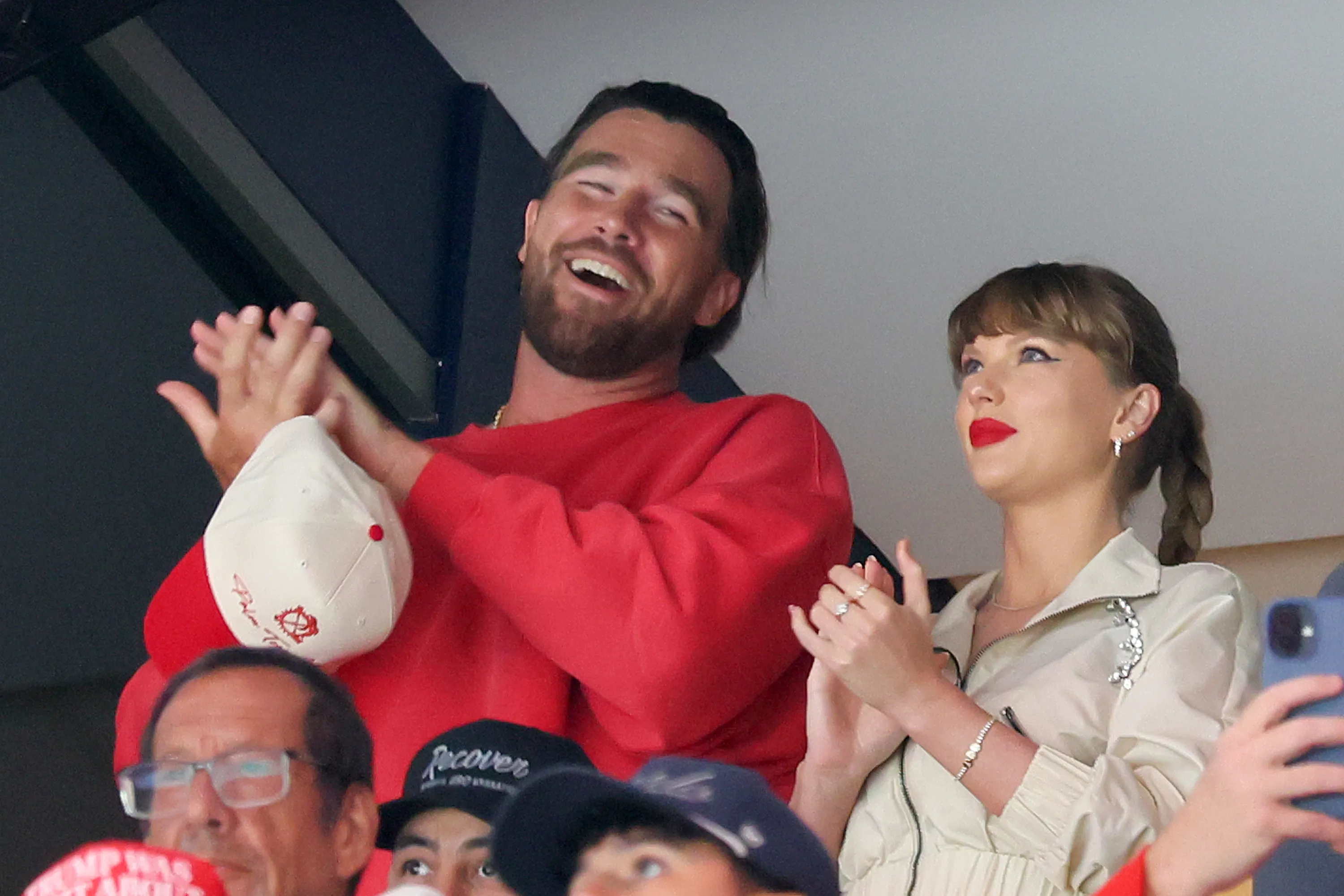 Taylor Swift and Travis Kelce Pack on the PDA with a Touching Kiss