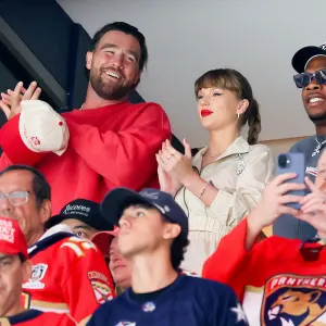 Taylor Swift’s Stanley Cup Outfit With Travis Kelce Costs Over $8,500