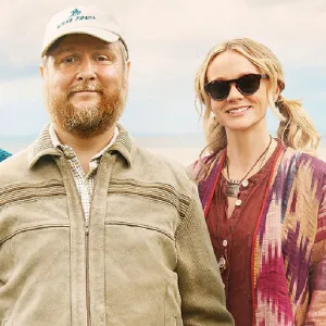 The cast of The Ballad of Wallis Island